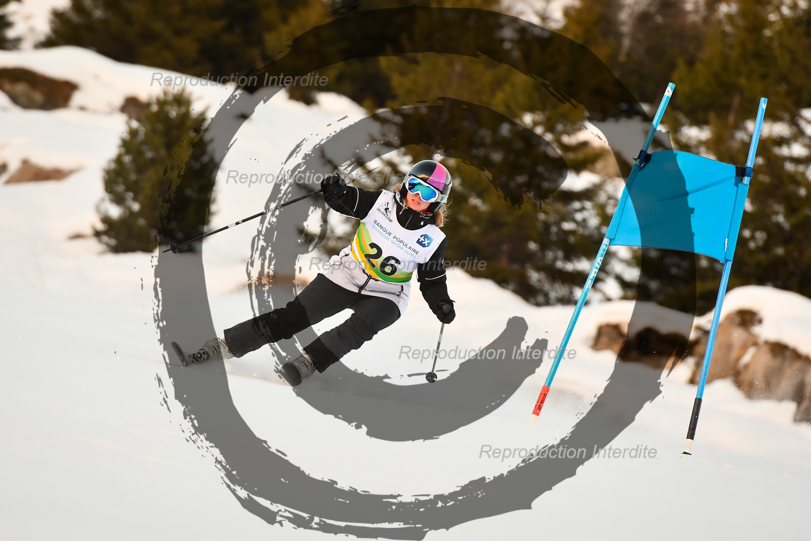 fleche Vaujany ESF Montfrais