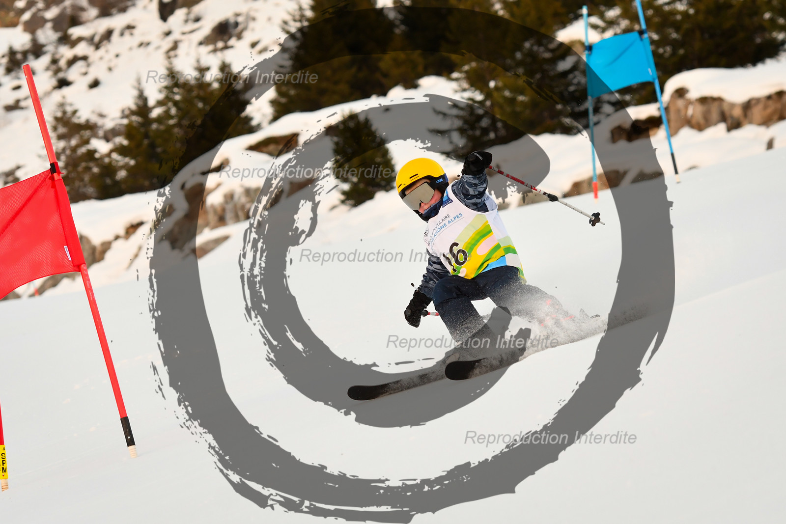 fleche Vaujany ESF Montfrais