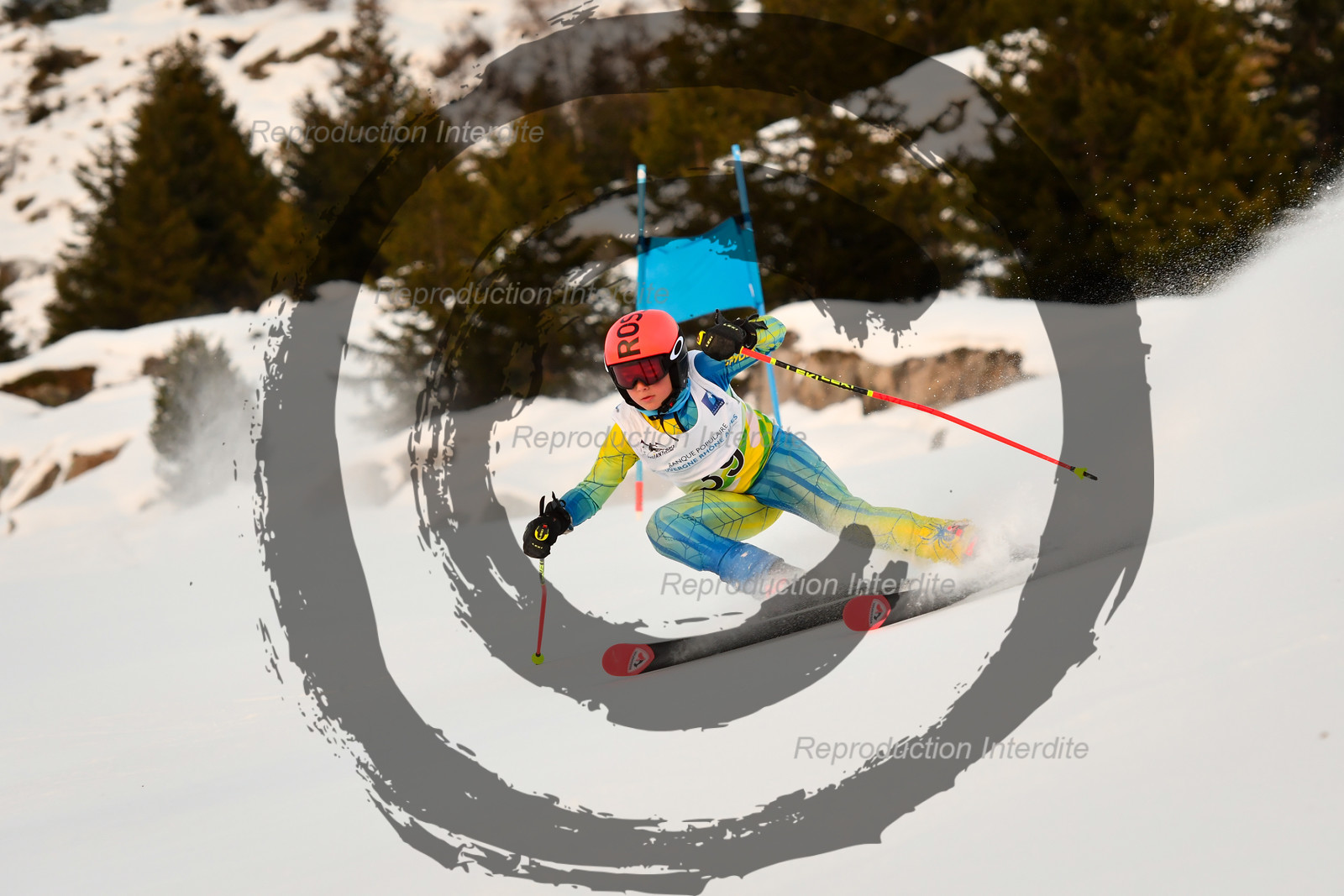 fleche Vaujany ESF Montfrais