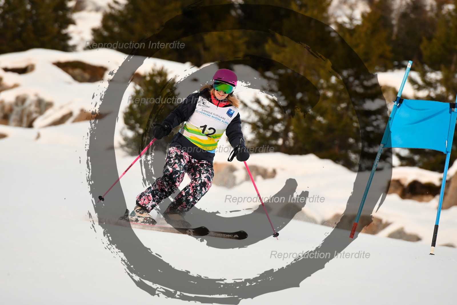 fleche Vaujany ESF Montfrais