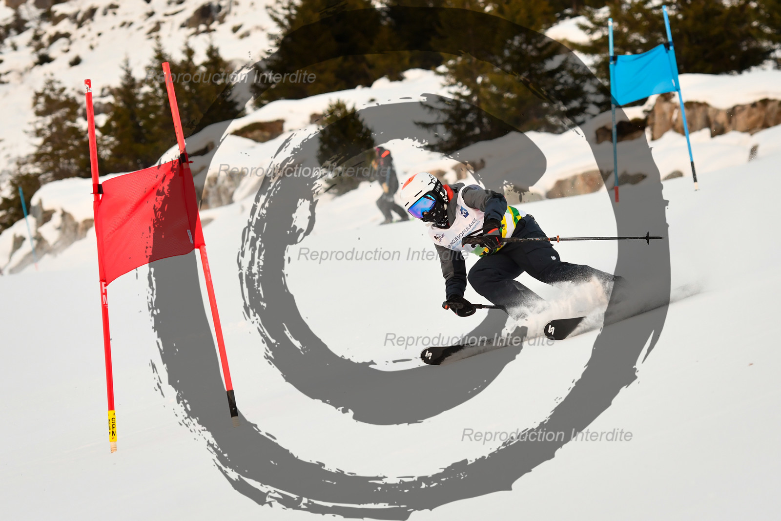 fleche Vaujany ESF Montfrais