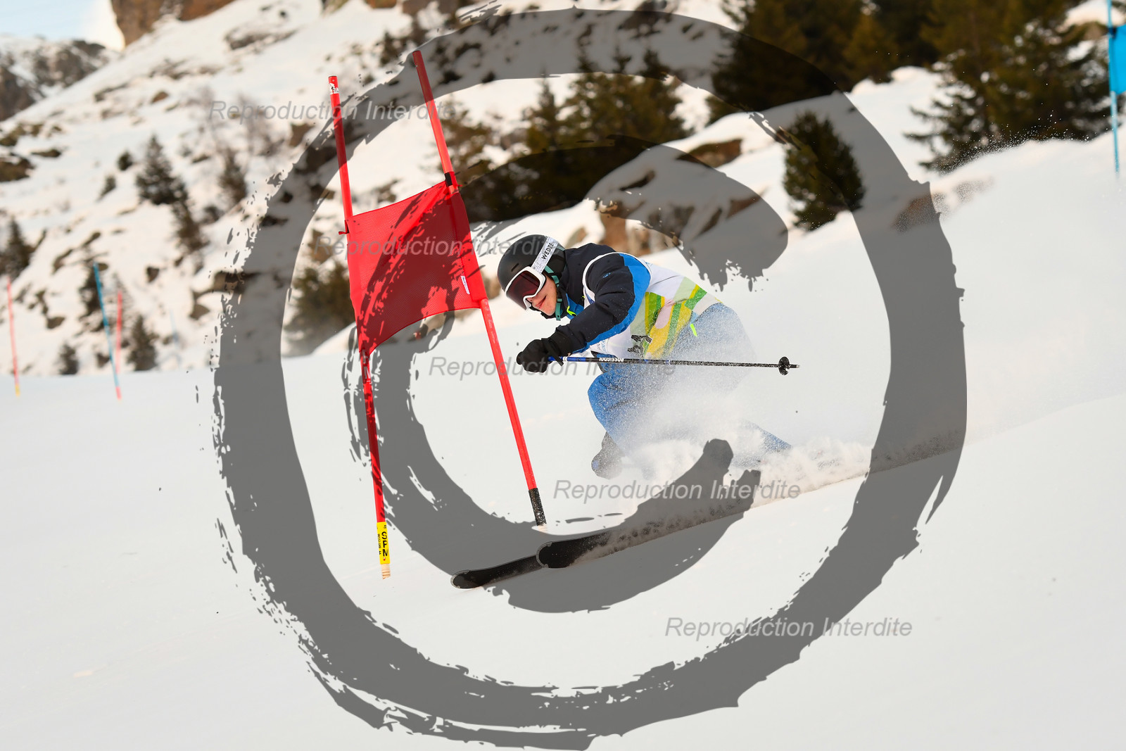 fleche Vaujany ESF Montfrais