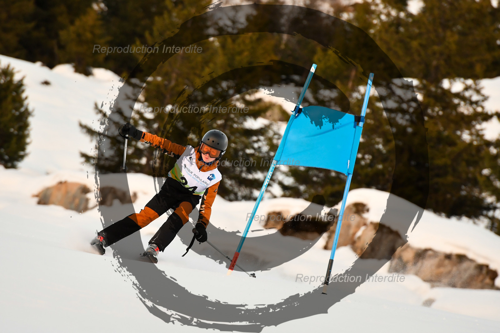 fleche Vaujany ESF Montfrais