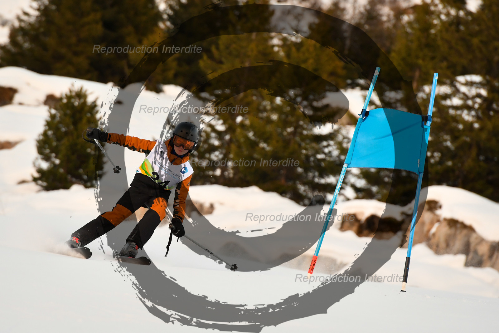 fleche Vaujany ESF Montfrais