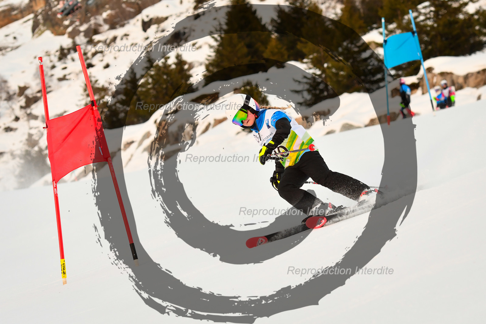 fleche Vaujany ESF Montfrais