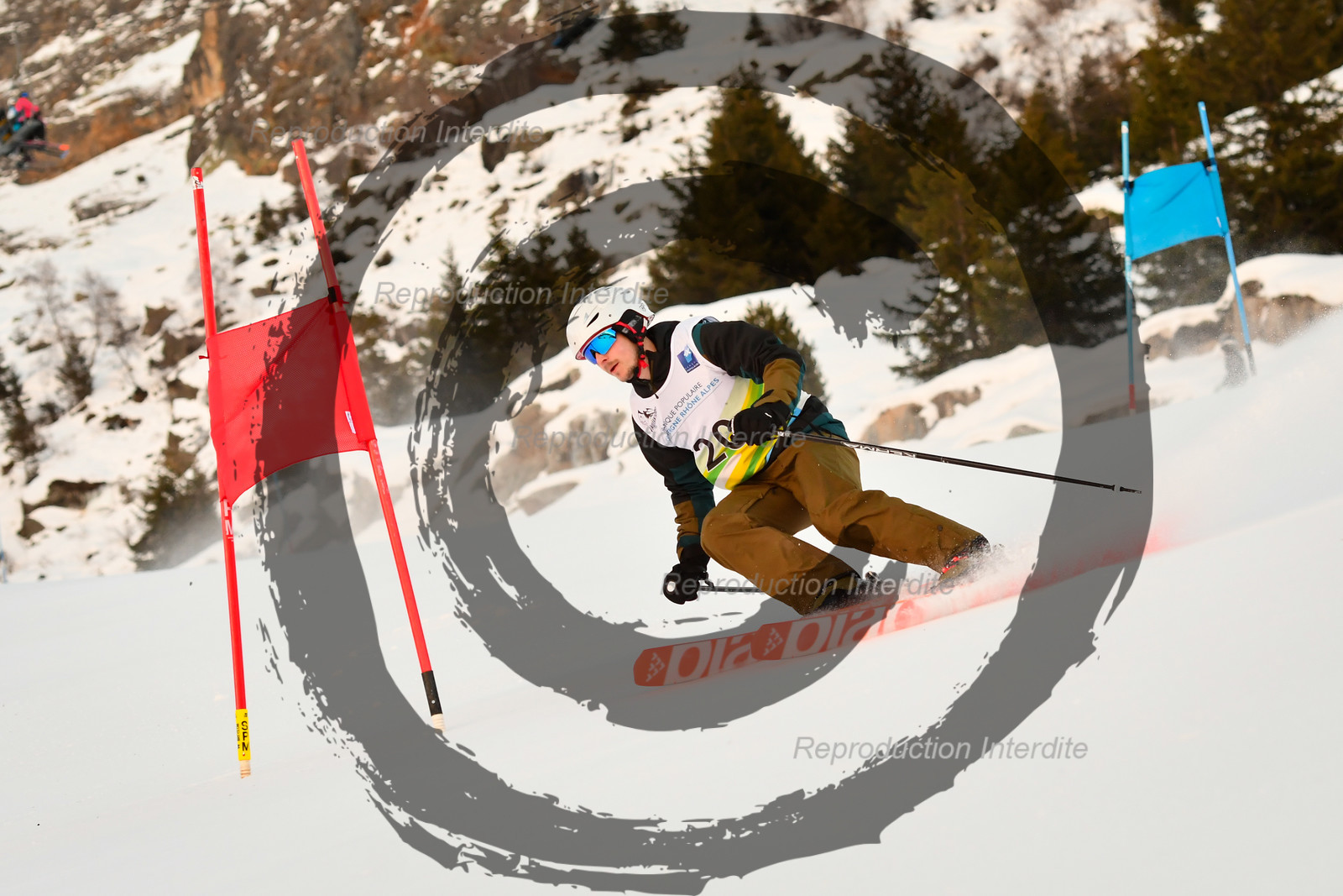 fleche Vaujany ESF Montfrais