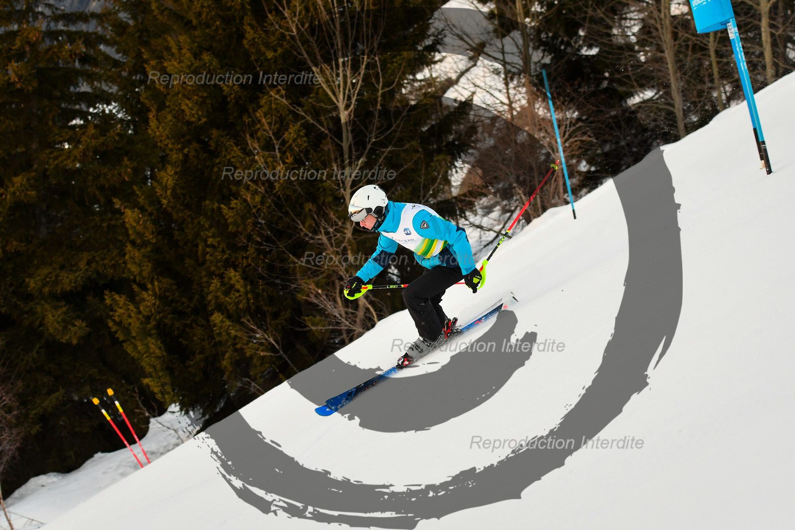 fleche Vaujany ESF Montfrais