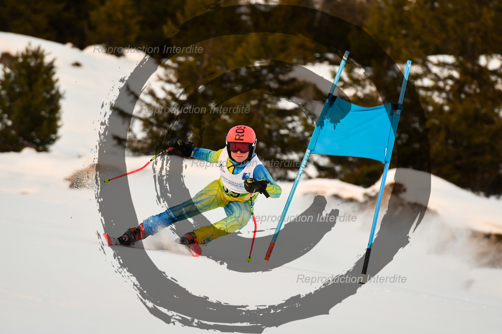 fleche Vaujany ESF Montfrais