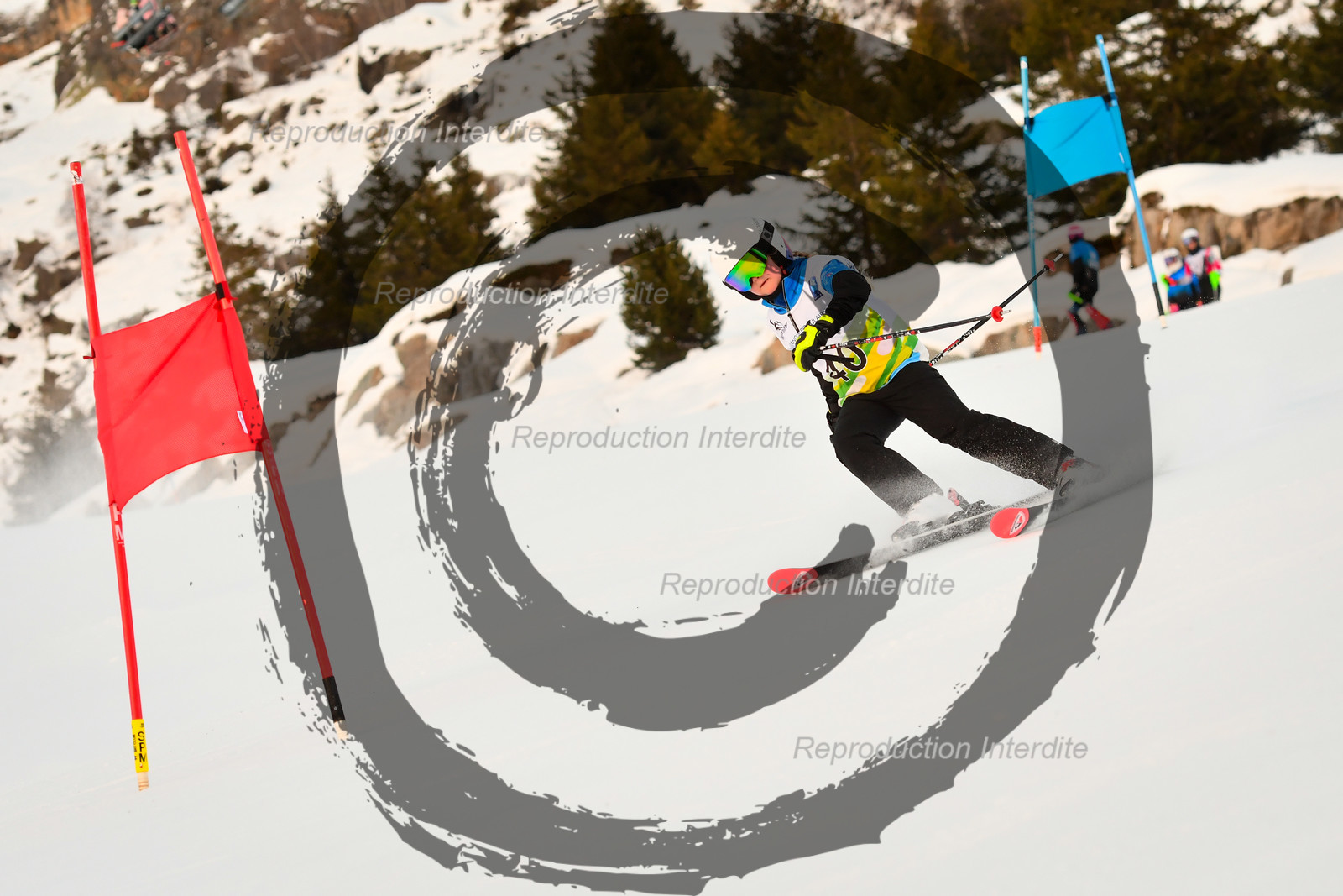 fleche Vaujany ESF Montfrais