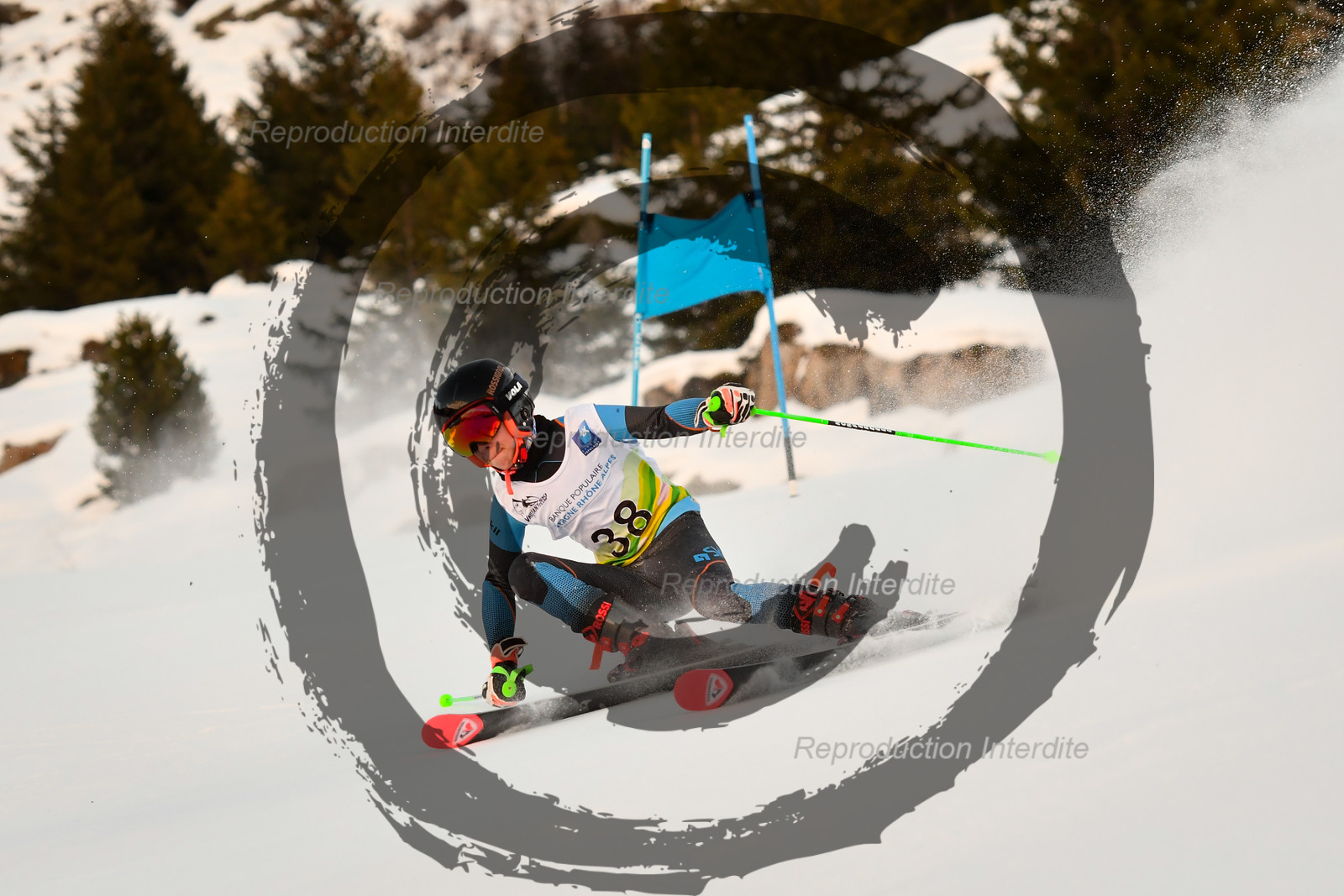 fleche Vaujany ESF Montfrais