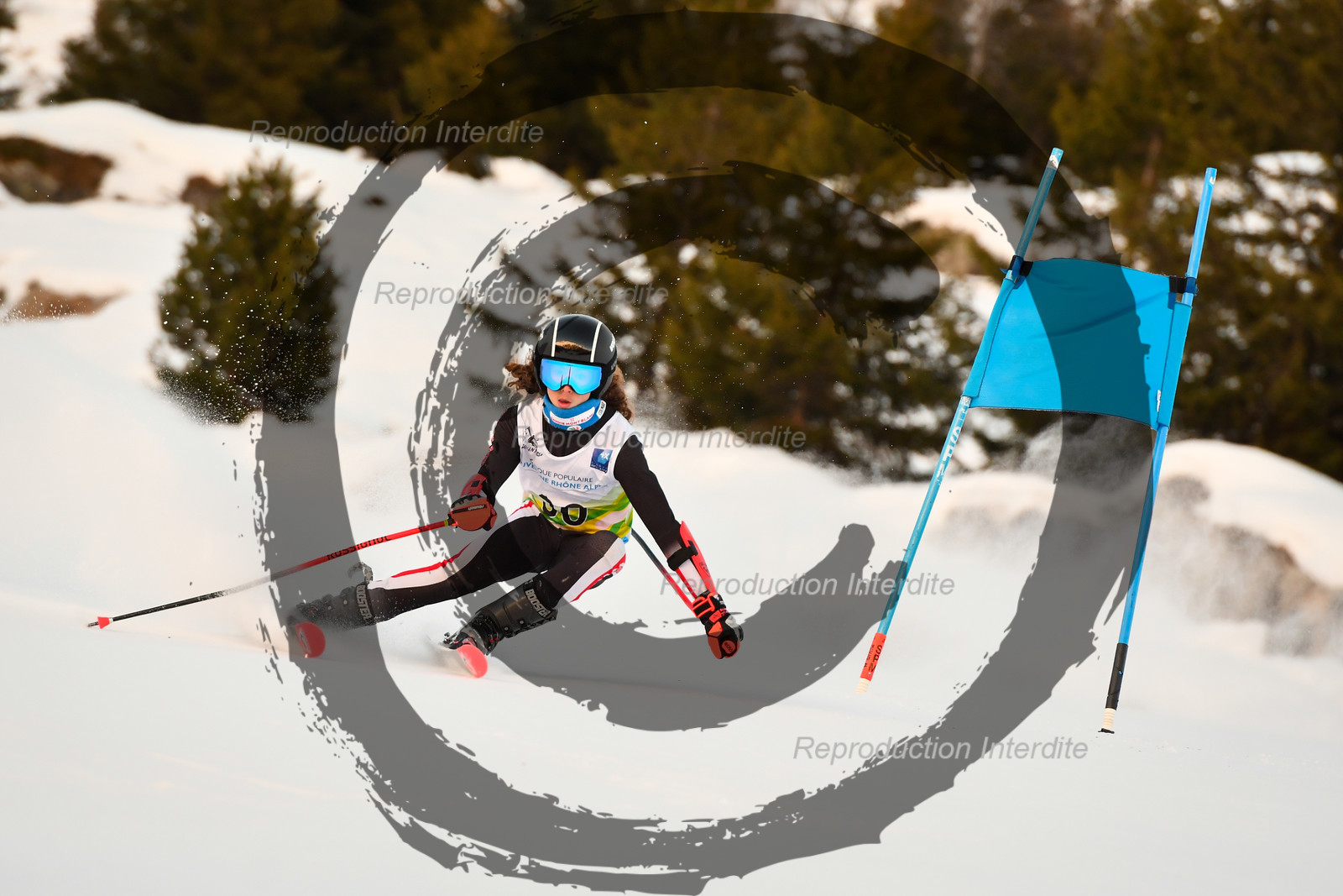 fleche Vaujany ESF Montfrais