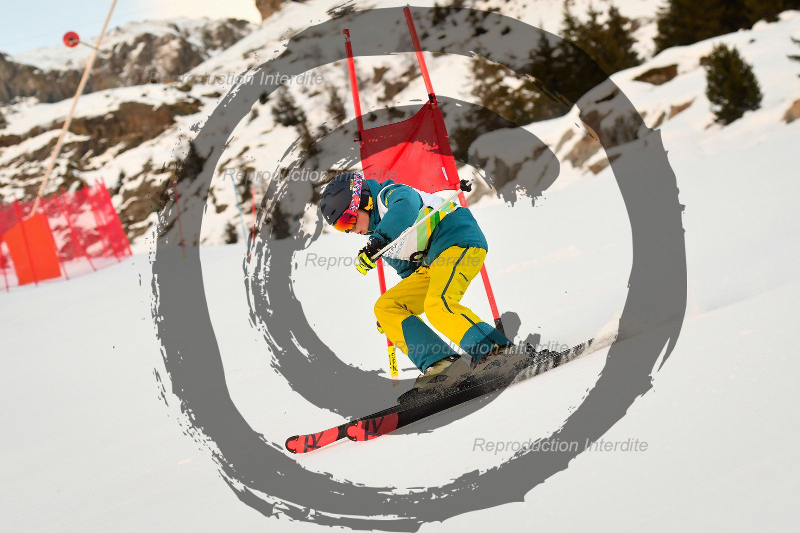 fleche Vaujany ESF Montfrais