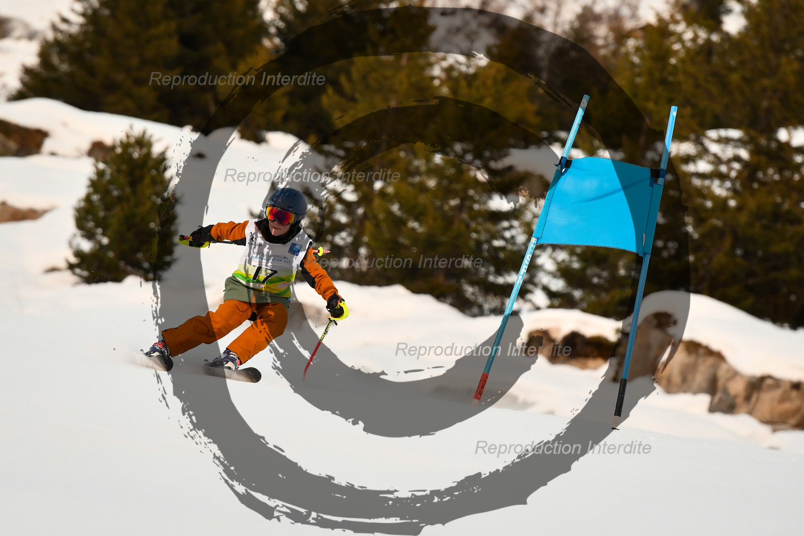 fleche Vaujany ESF Montfrais