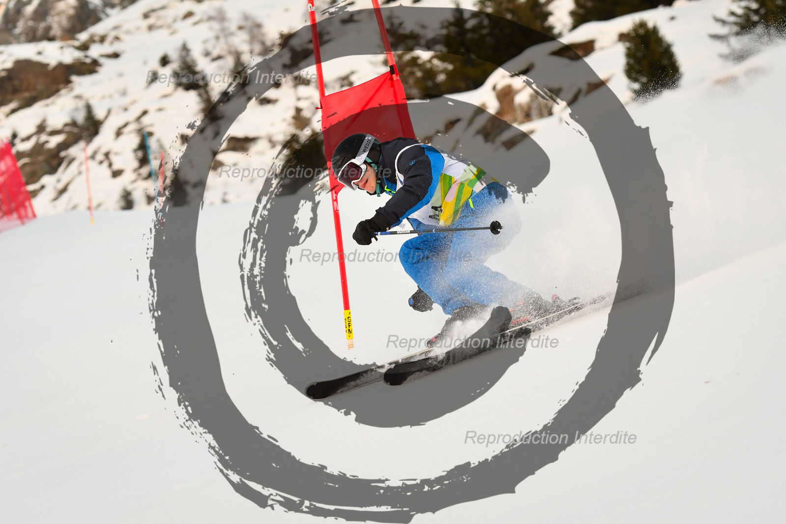 fleche Vaujany ESF Montfrais