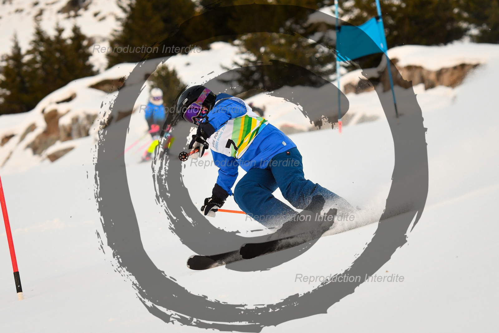 fleche Vaujany ESF Montfrais