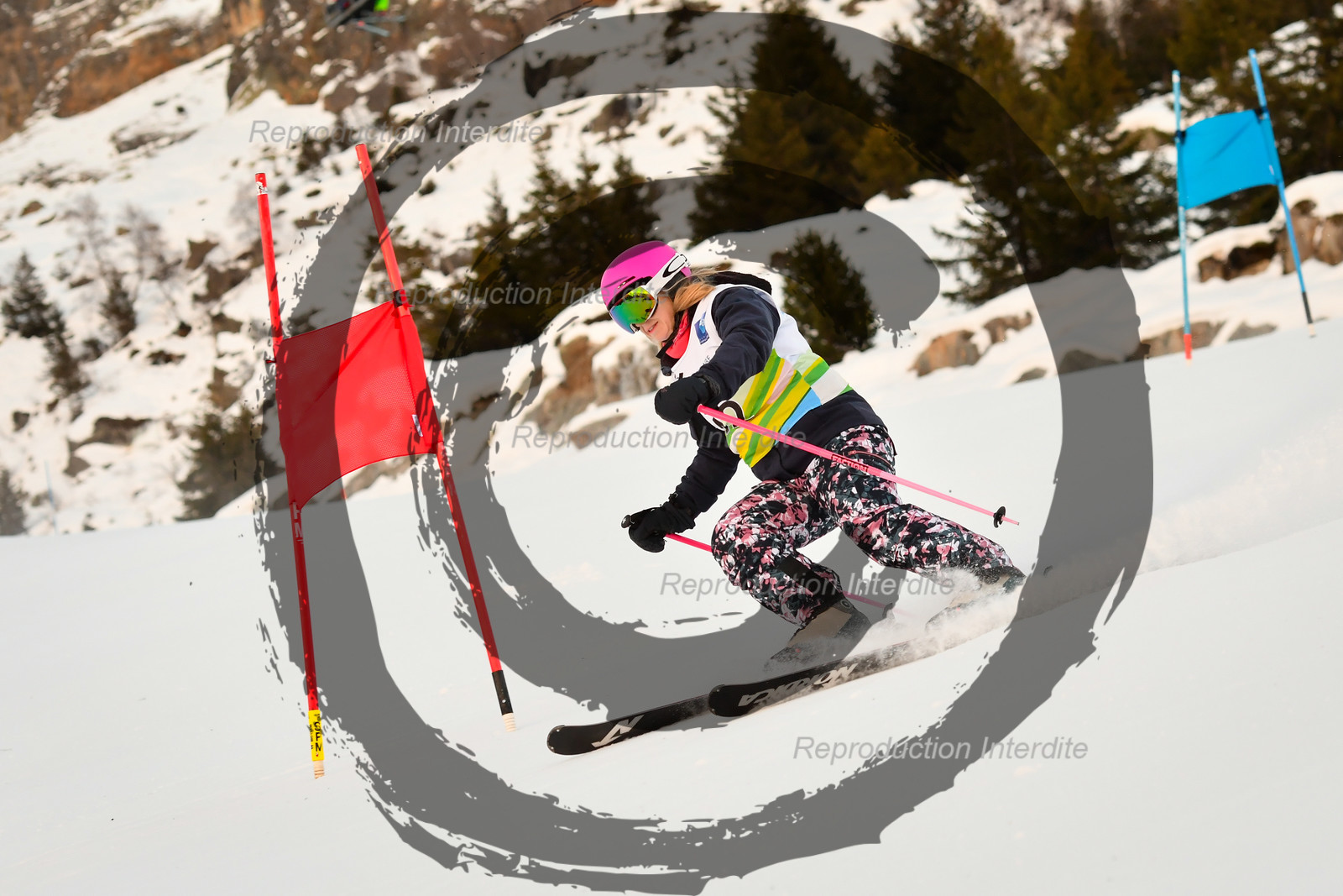 fleche Vaujany ESF Montfrais