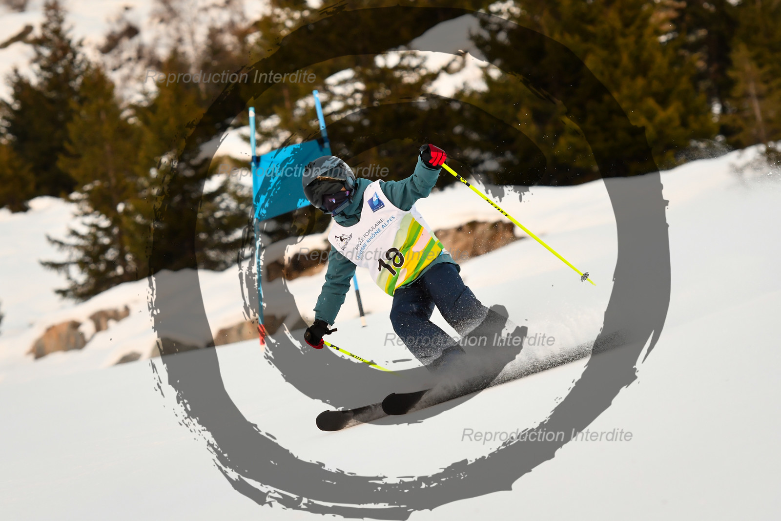 fleche Vaujany ESF Montfrais