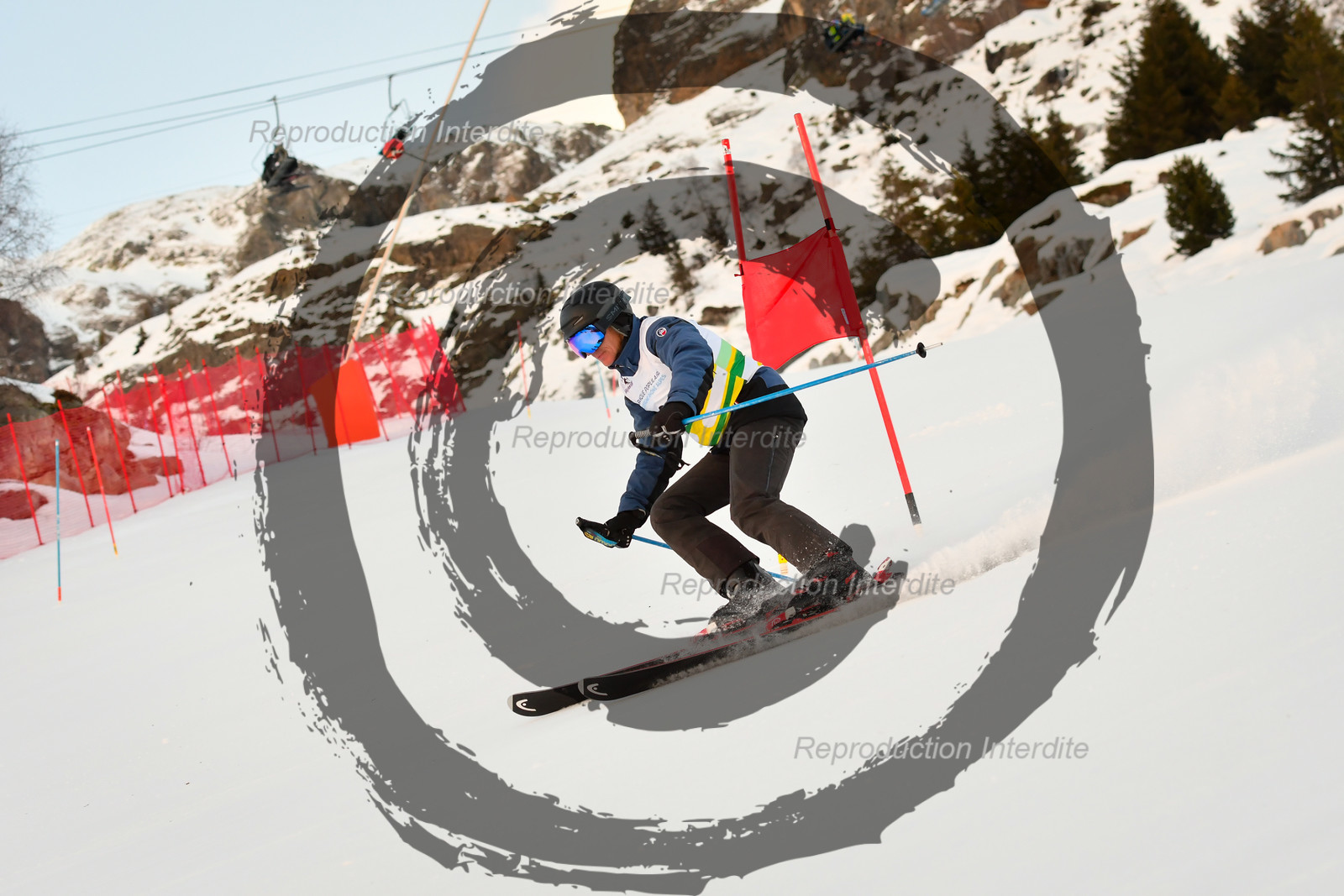 fleche Vaujany ESF Montfrais