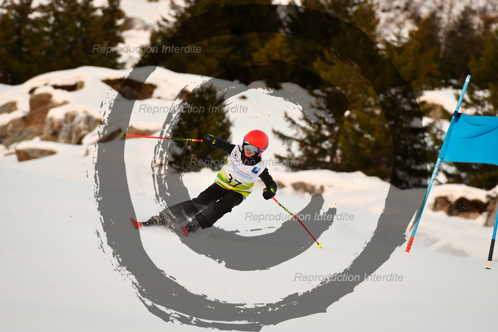 fleche Vaujany ESF Montfrais