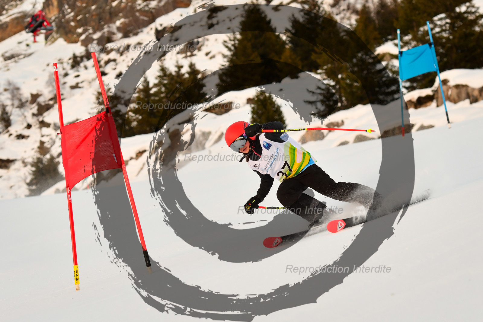 fleche Vaujany ESF Montfrais