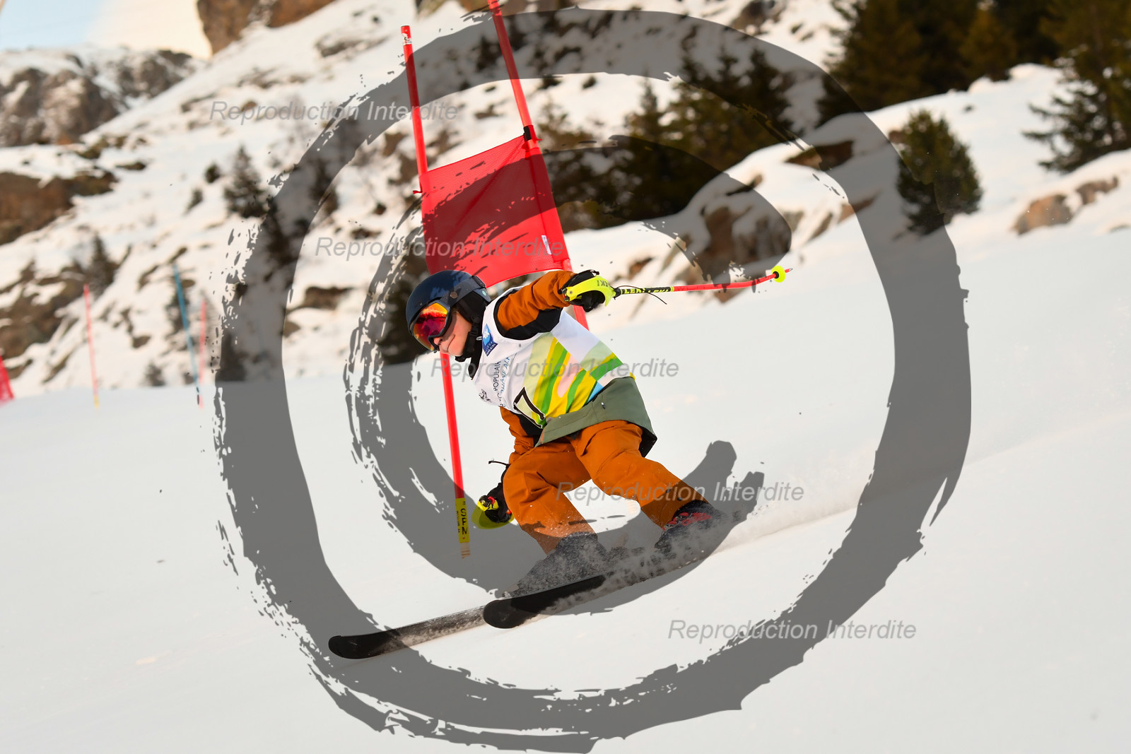 fleche Vaujany ESF Montfrais