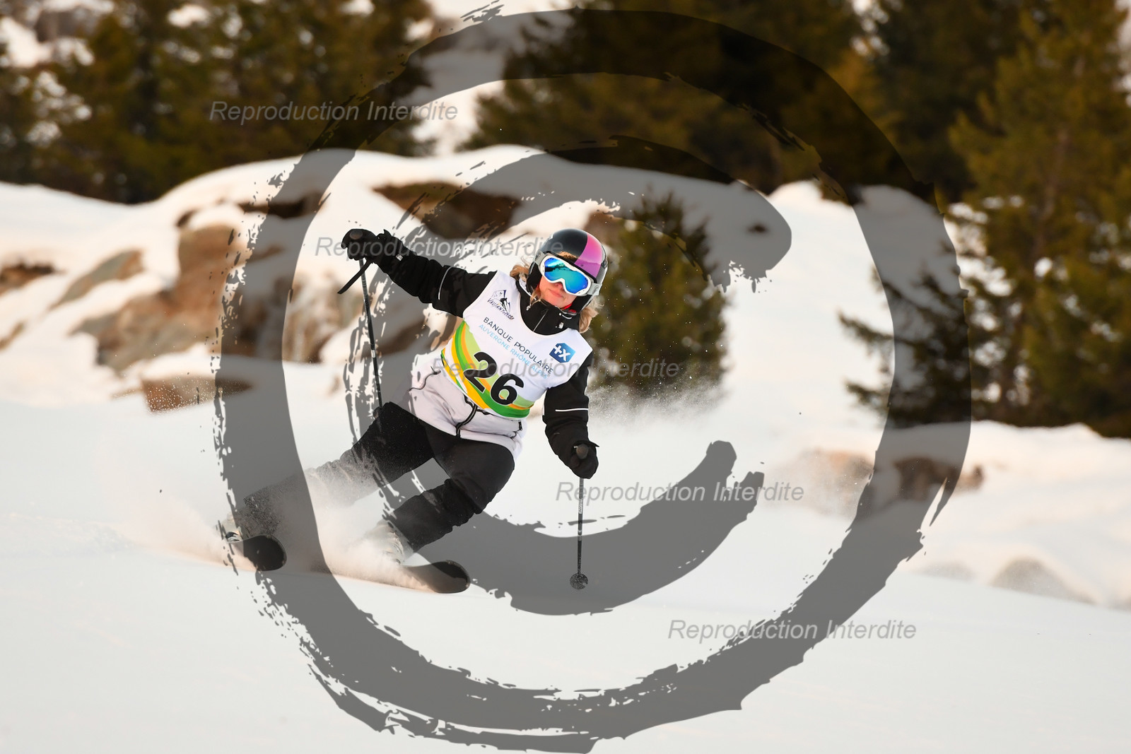 fleche Vaujany ESF Montfrais