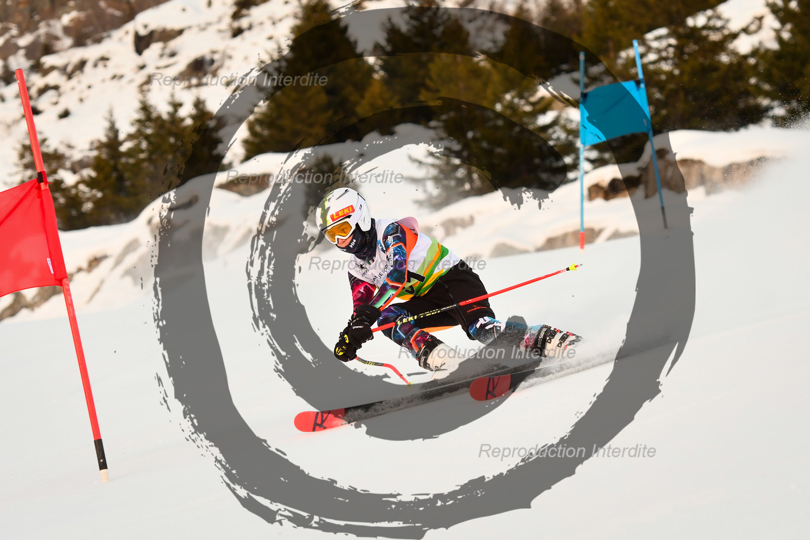 fleche Vaujany ESF Montfrais