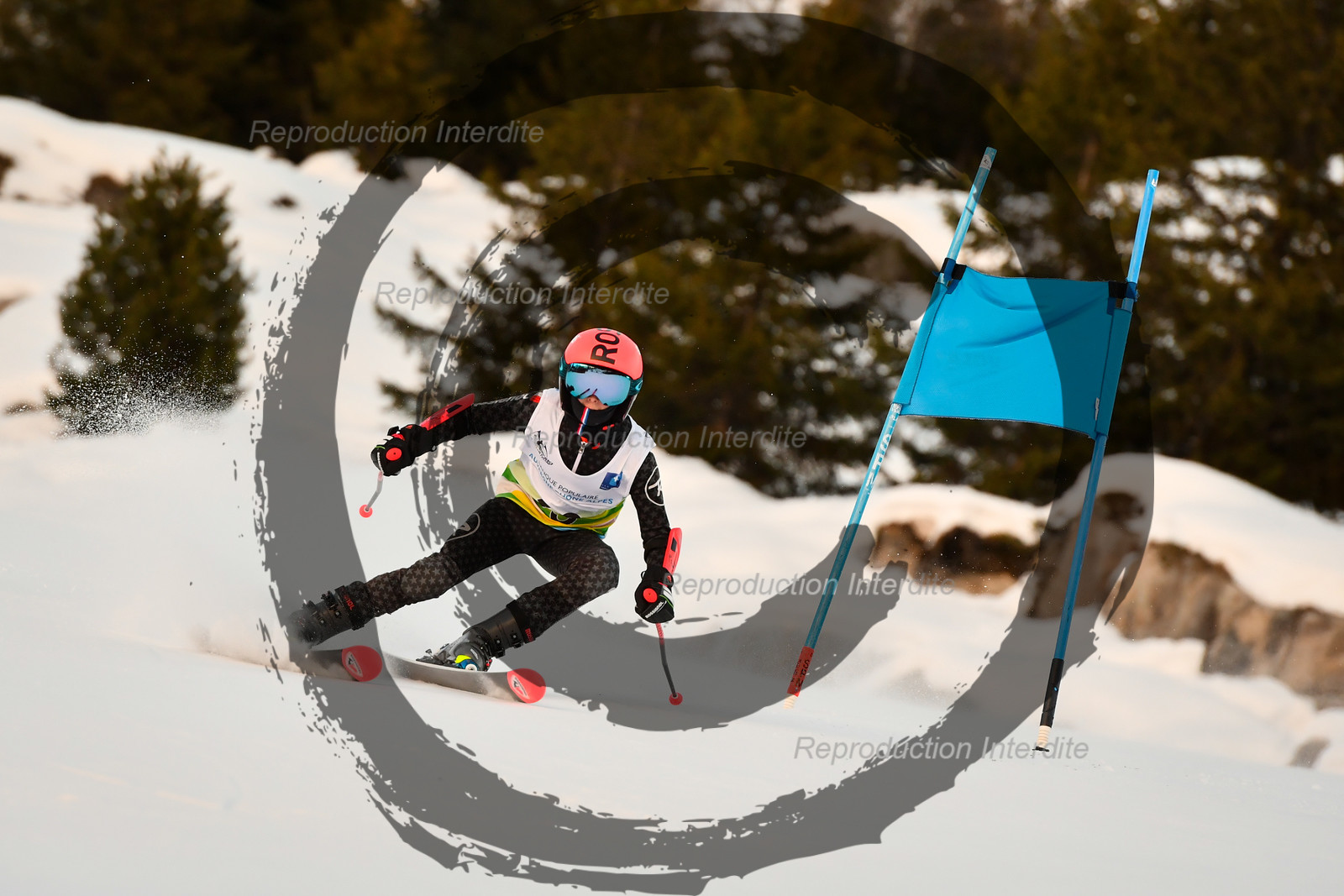 fleche Vaujany ESF Montfrais