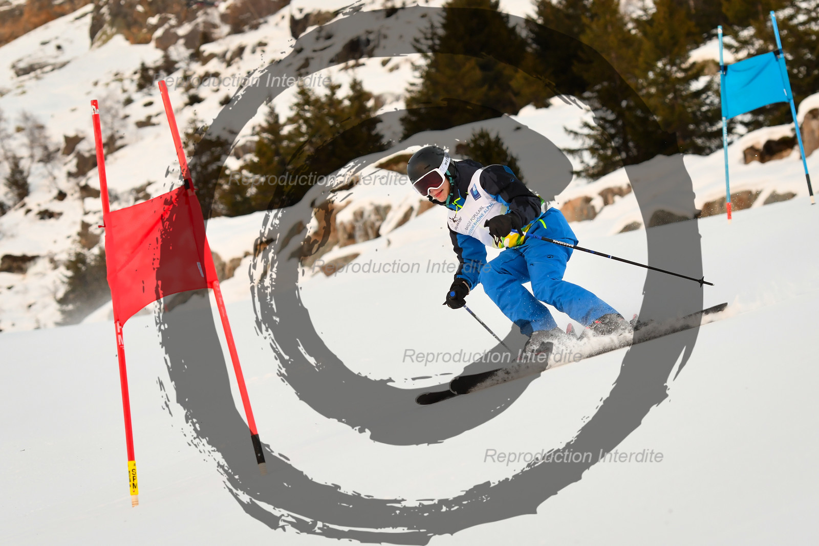 fleche Vaujany ESF Montfrais