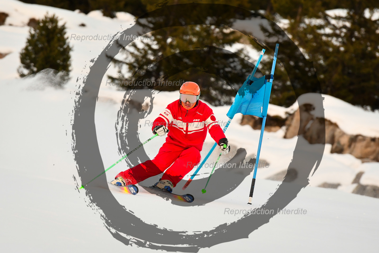 fleche Vaujany ESF Montfrais