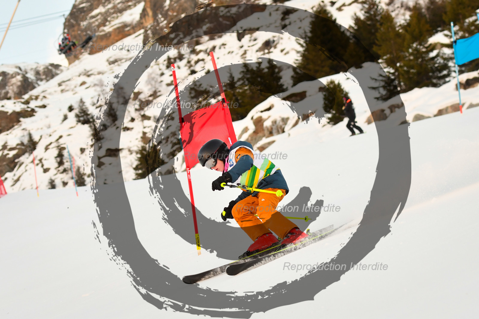 fleche Vaujany ESF Montfrais