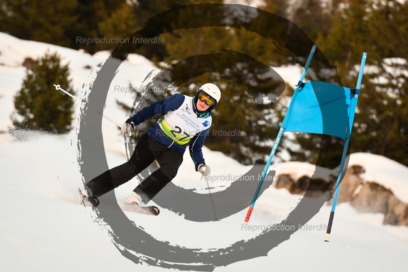 fleche Vaujany ESF Montfrais