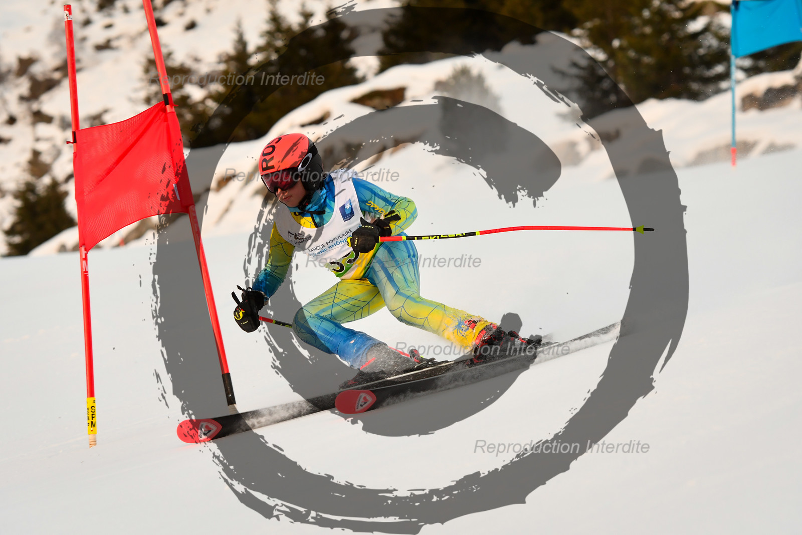 fleche Vaujany ESF Montfrais