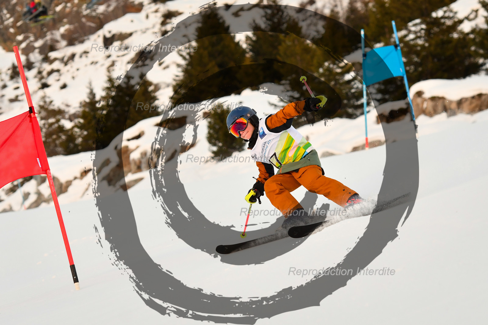 fleche Vaujany ESF Montfrais