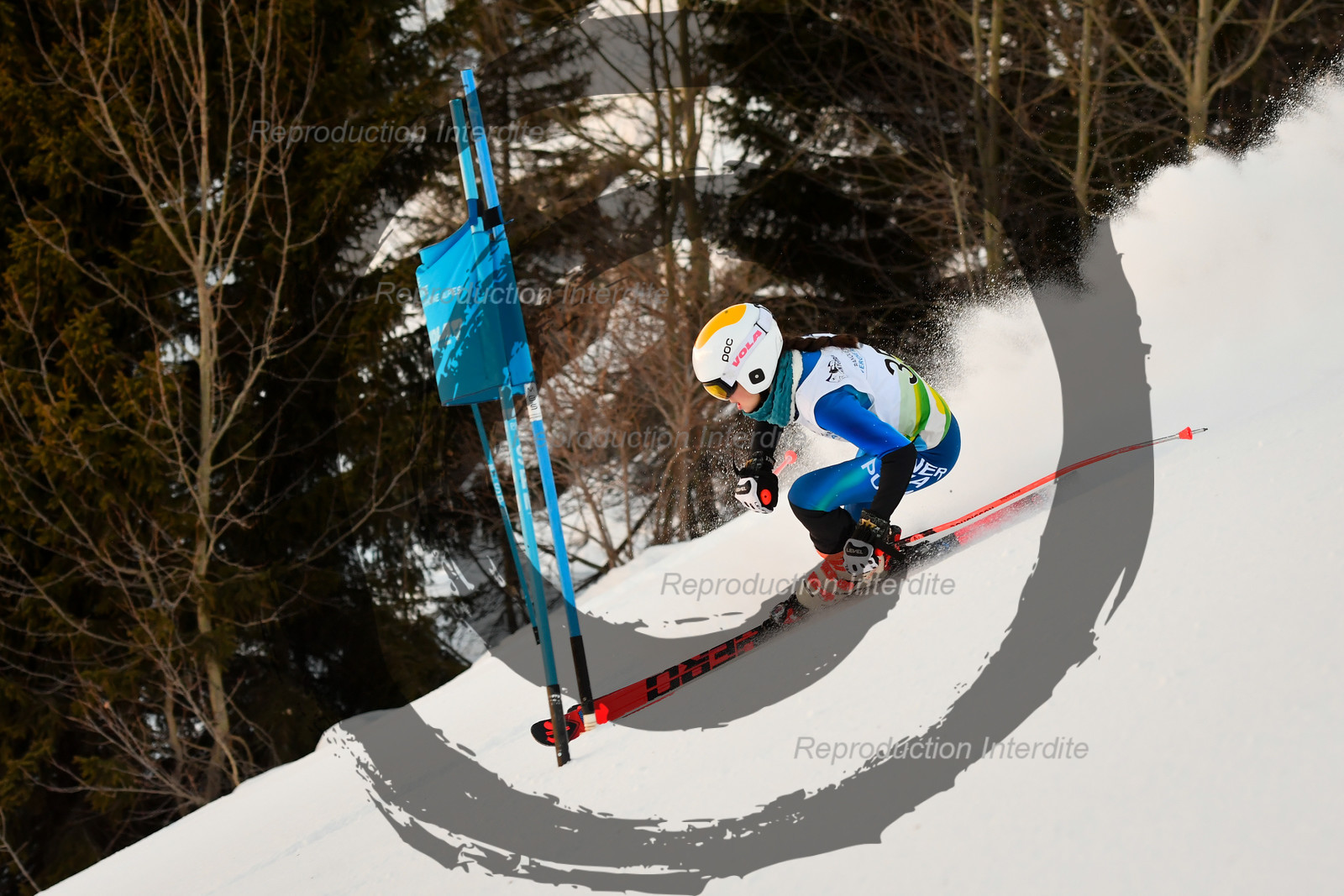 fleche Vaujany ESF Montfrais