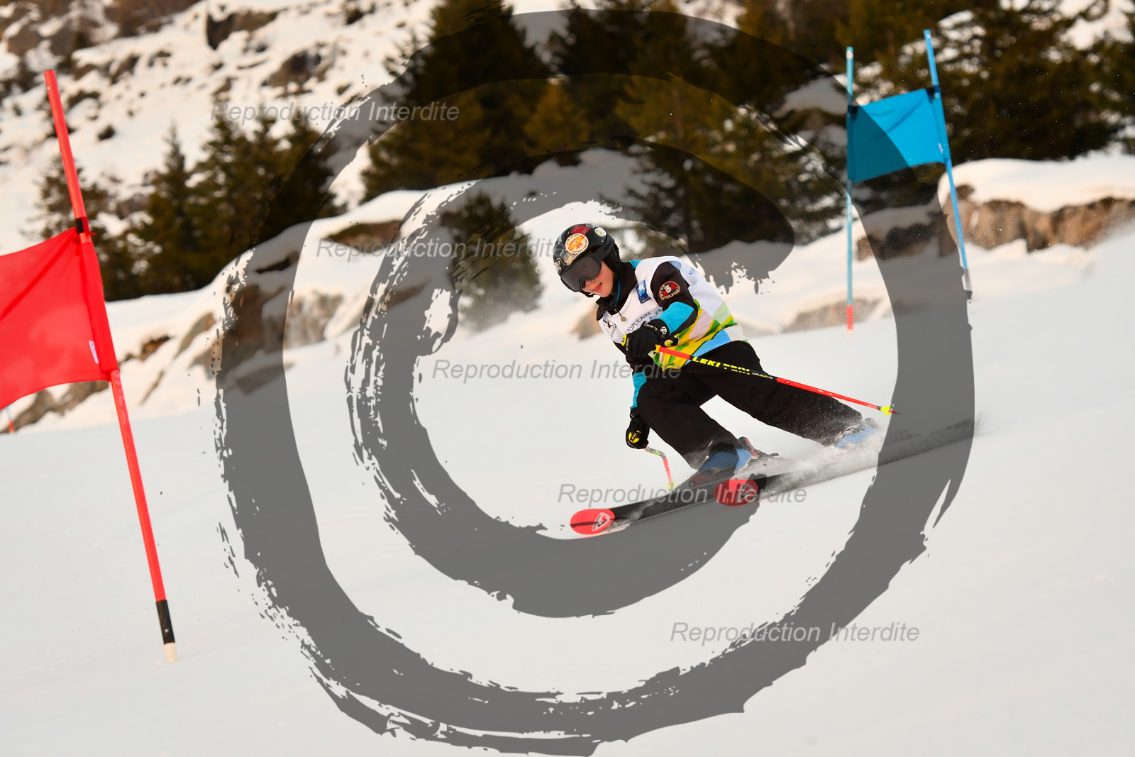 fleche Vaujany ESF Montfrais