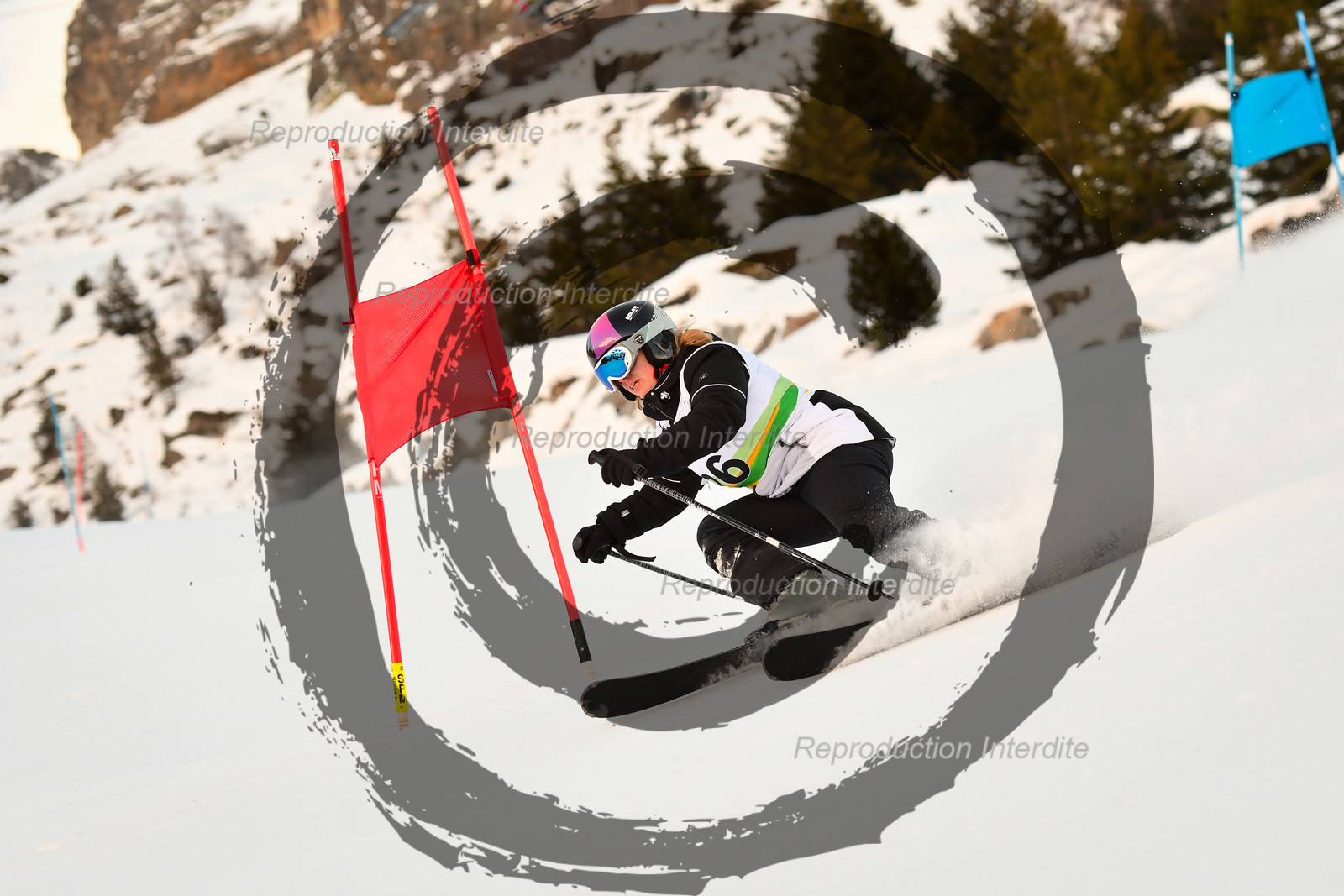 fleche Vaujany ESF Montfrais