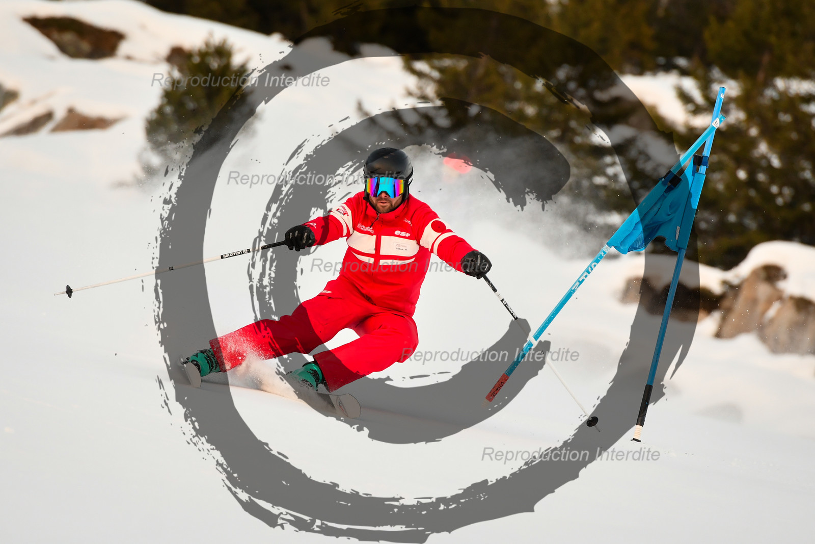 fleche Vaujany ESF Montfrais