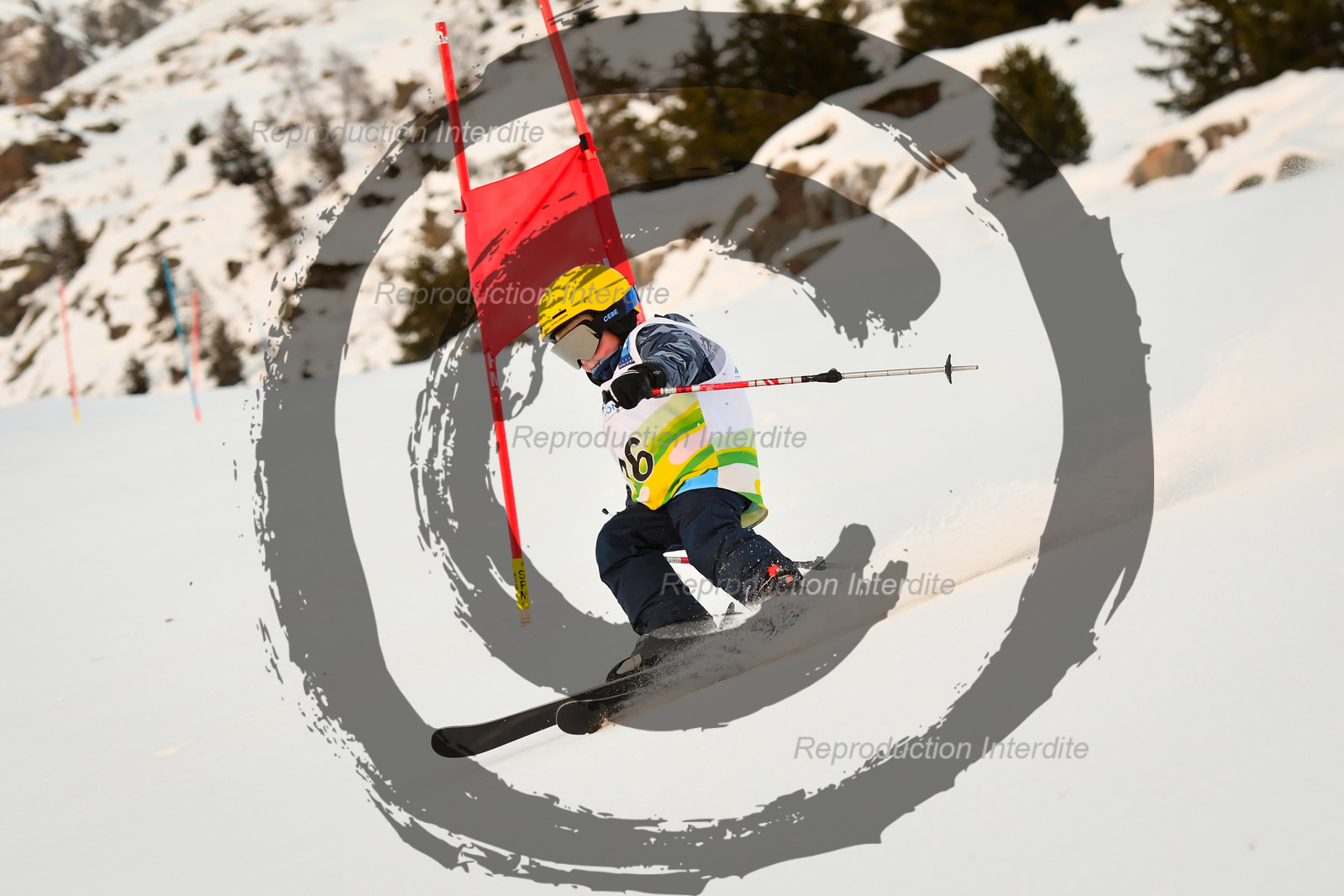 fleche Vaujany ESF Montfrais