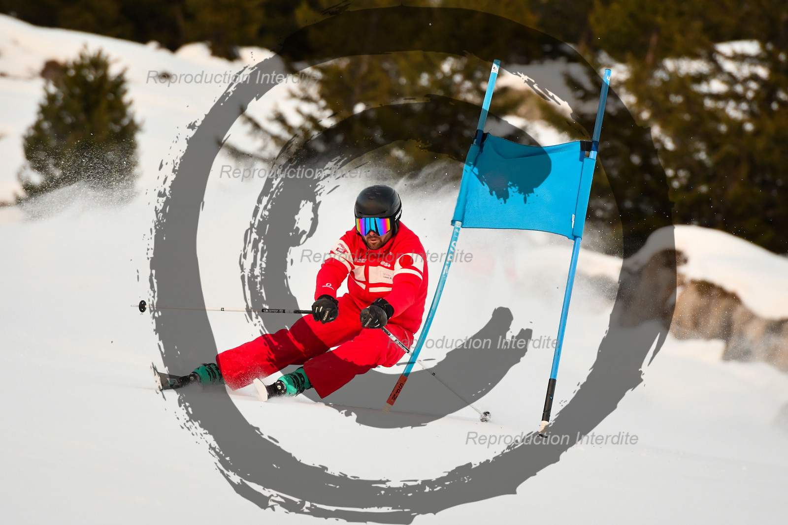 fleche Vaujany ESF Montfrais