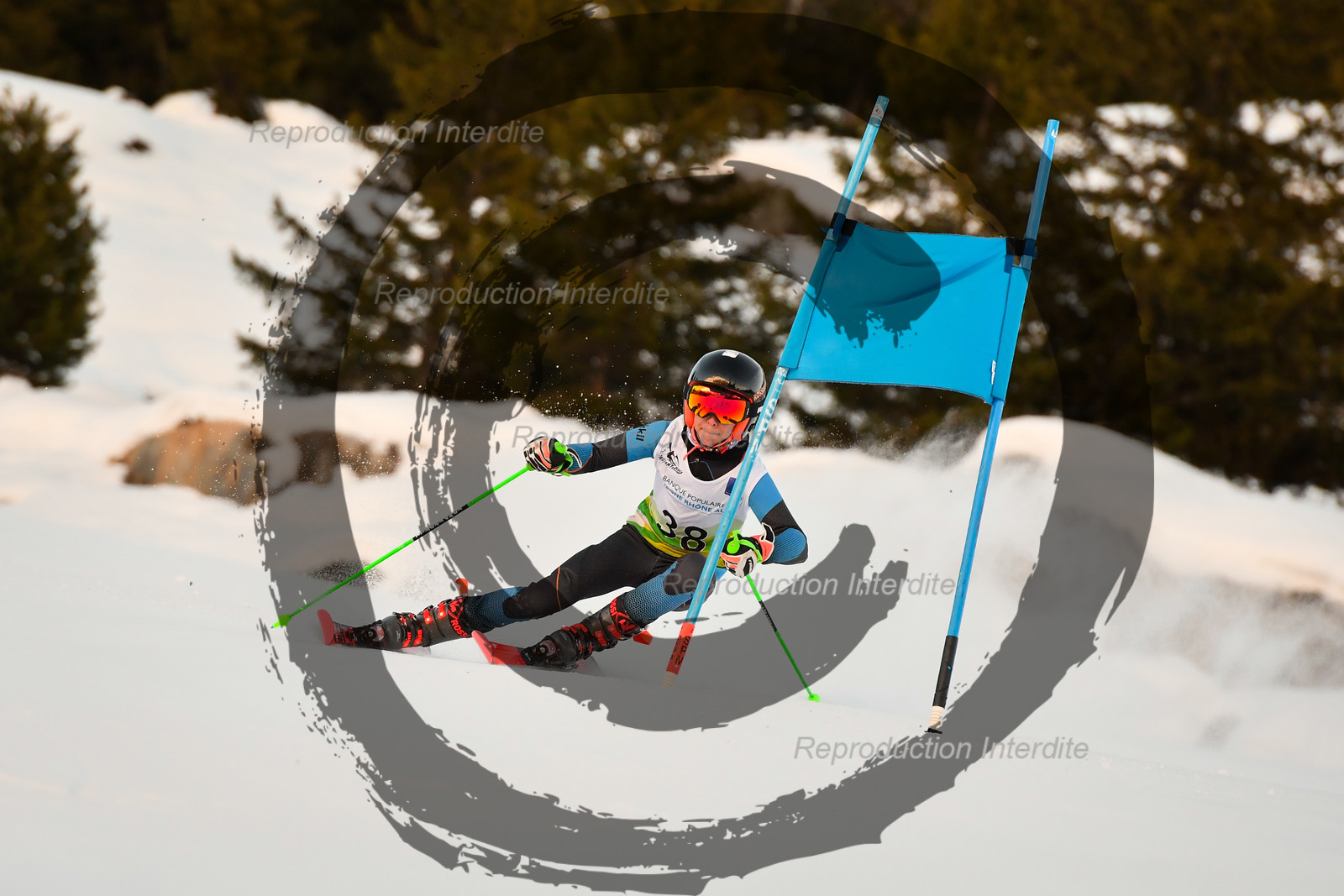 fleche Vaujany ESF Montfrais