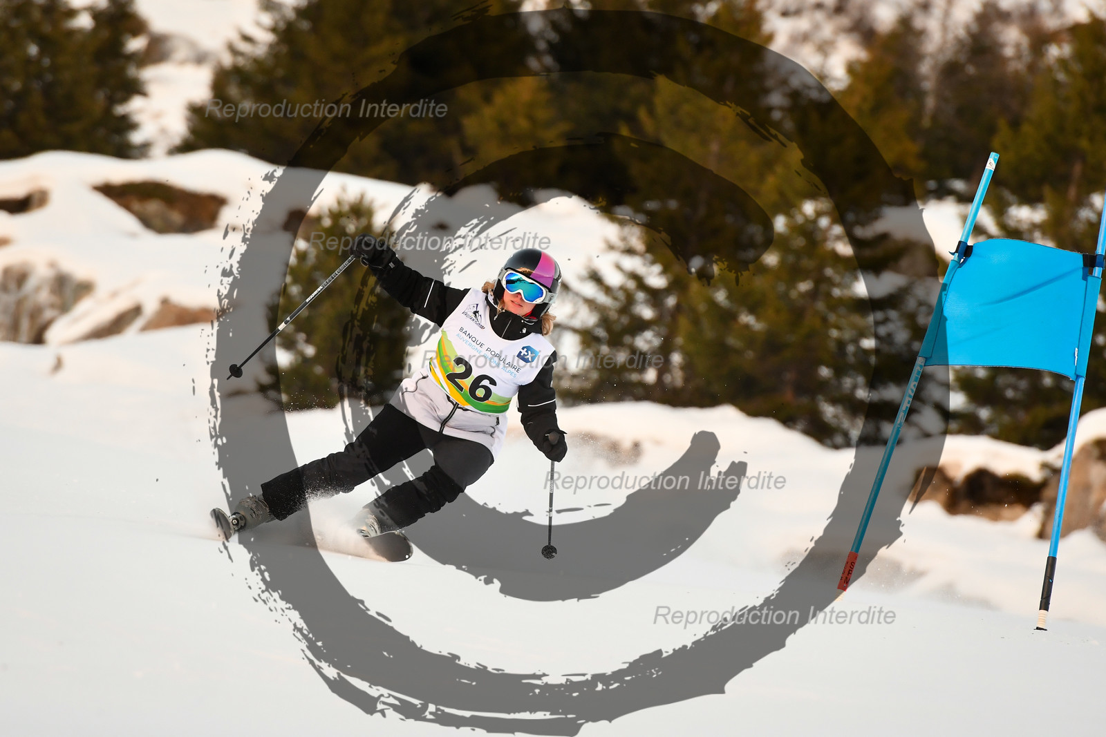 fleche Vaujany ESF Montfrais