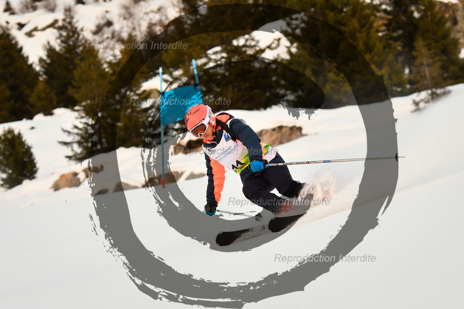 fleche Vaujany ESF Montfrais