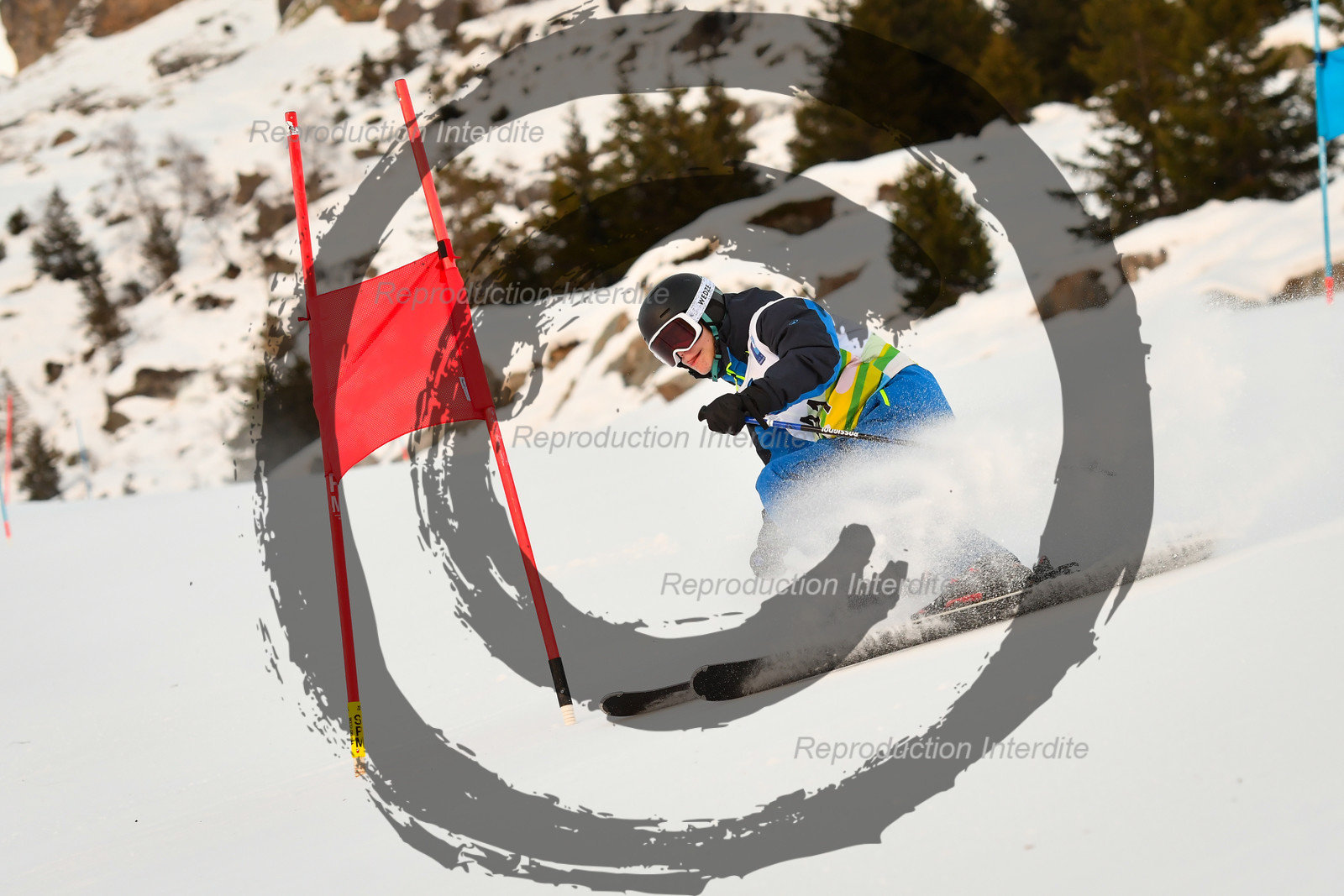 fleche Vaujany ESF Montfrais