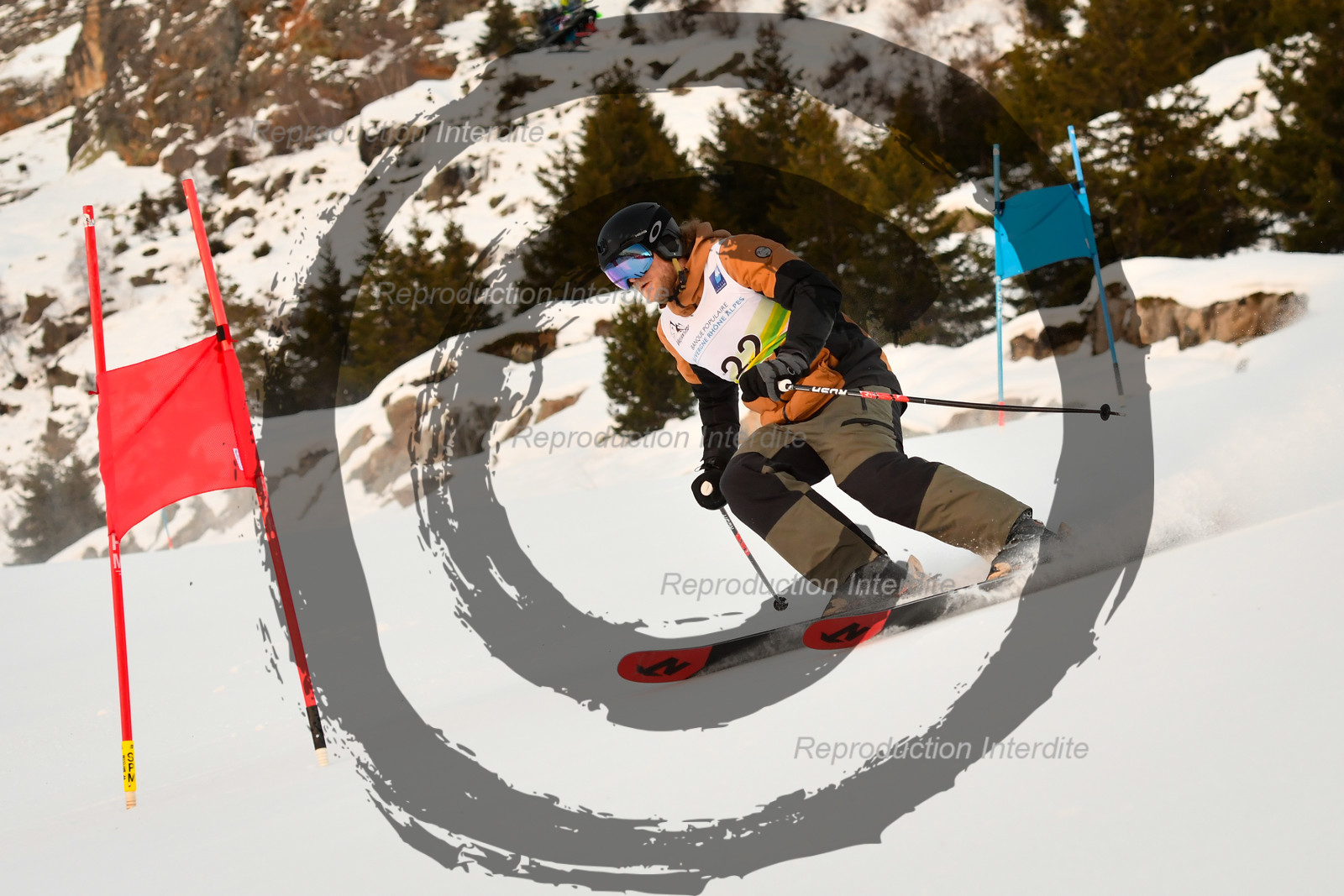 fleche Vaujany ESF Montfrais