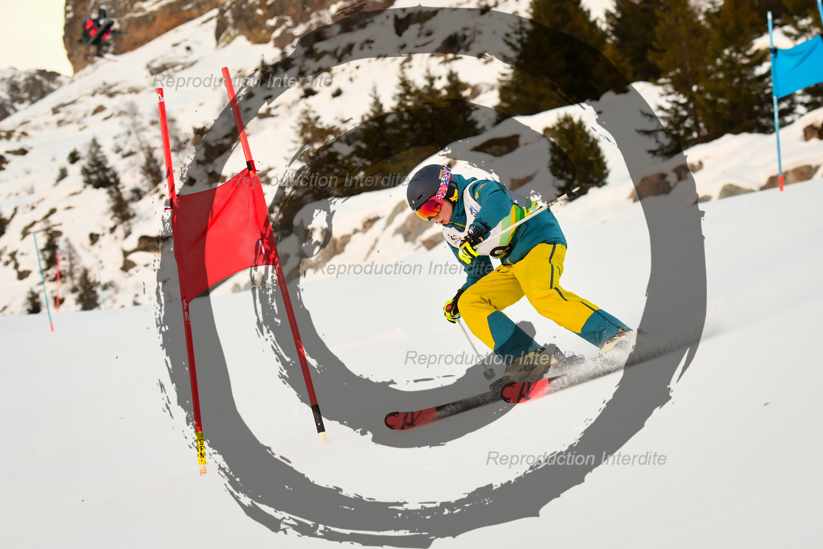 fleche Vaujany ESF Montfrais