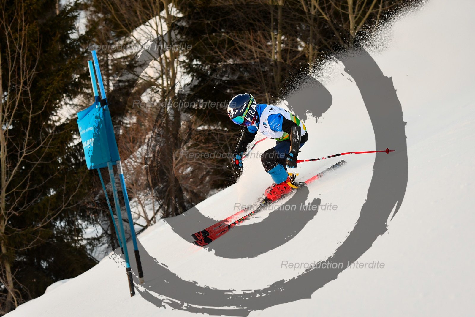 fleche Vaujany ESF Montfrais