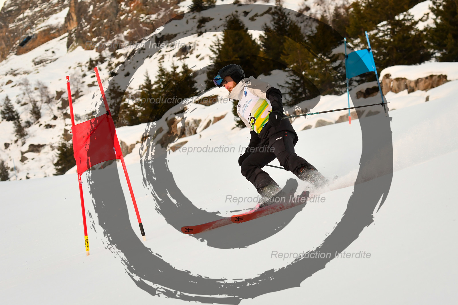 fleche Vaujany ESF Montfrais