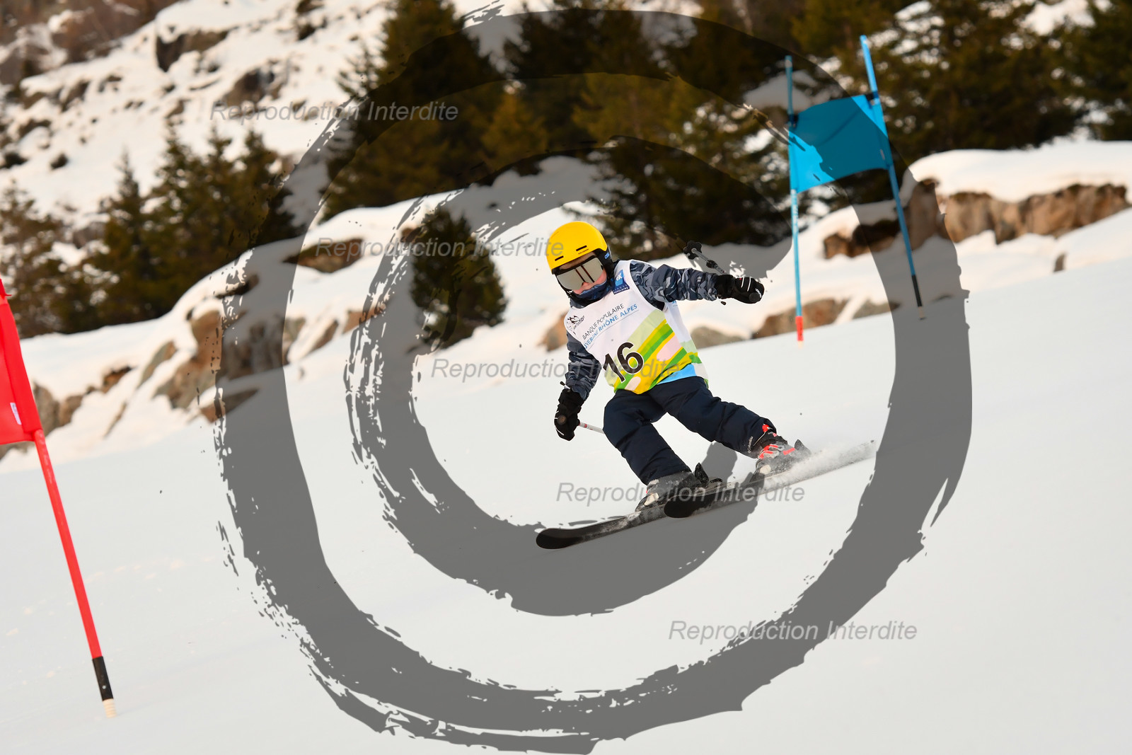 fleche Vaujany ESF Montfrais