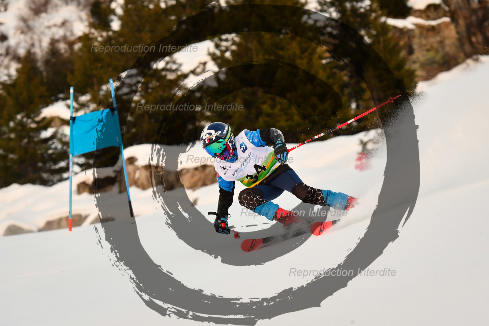 fleche Vaujany ESF Montfrais